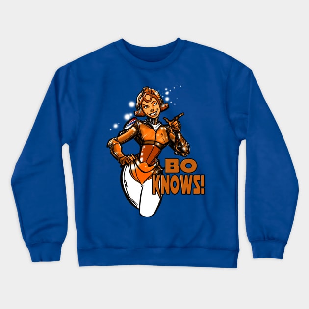 Bo Knows! Crewneck Sweatshirt by GeoffreyGwin